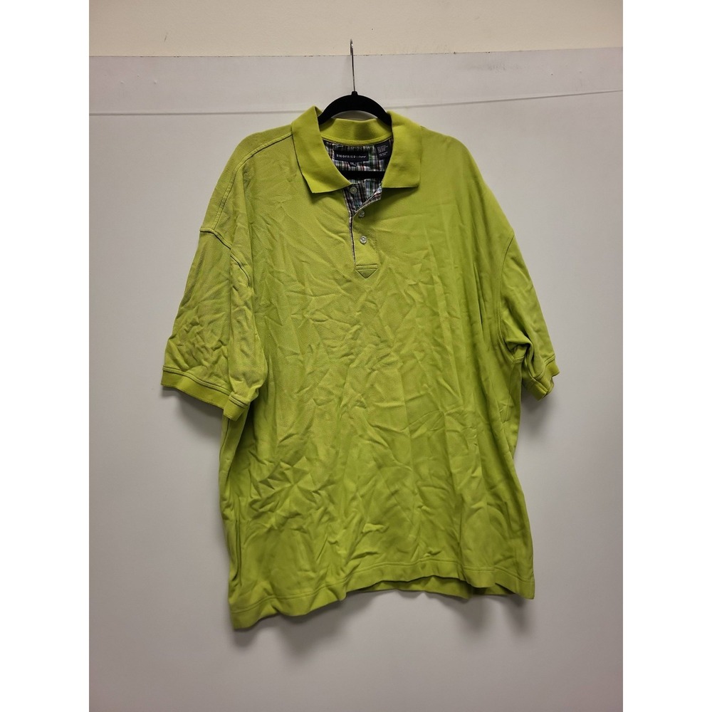 Siegfried Company Mens 4X‎ Polo Shirt Green Short Sleeve Casual Top Big Tall